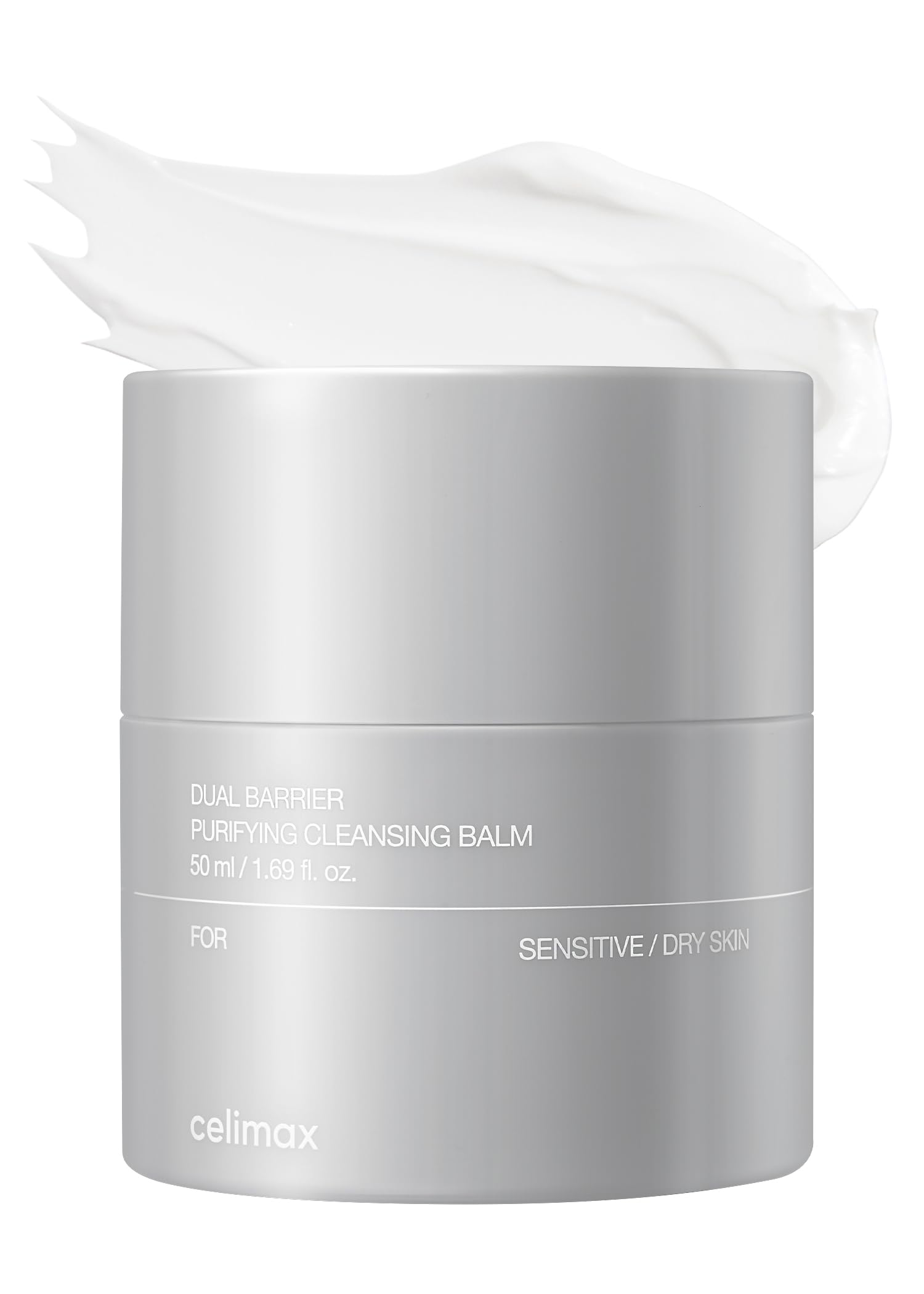 Celimax bálsamo desmaquillante de doble barrera para maquillaje a prueba de agua; limpieza profunda.