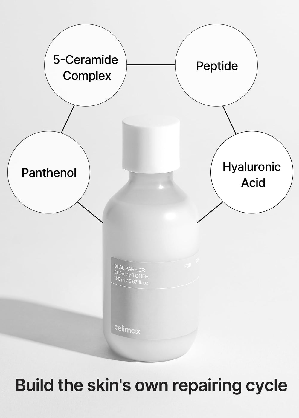 Celimax Dual Barrier Toner, hidratación diaria que no irrita.