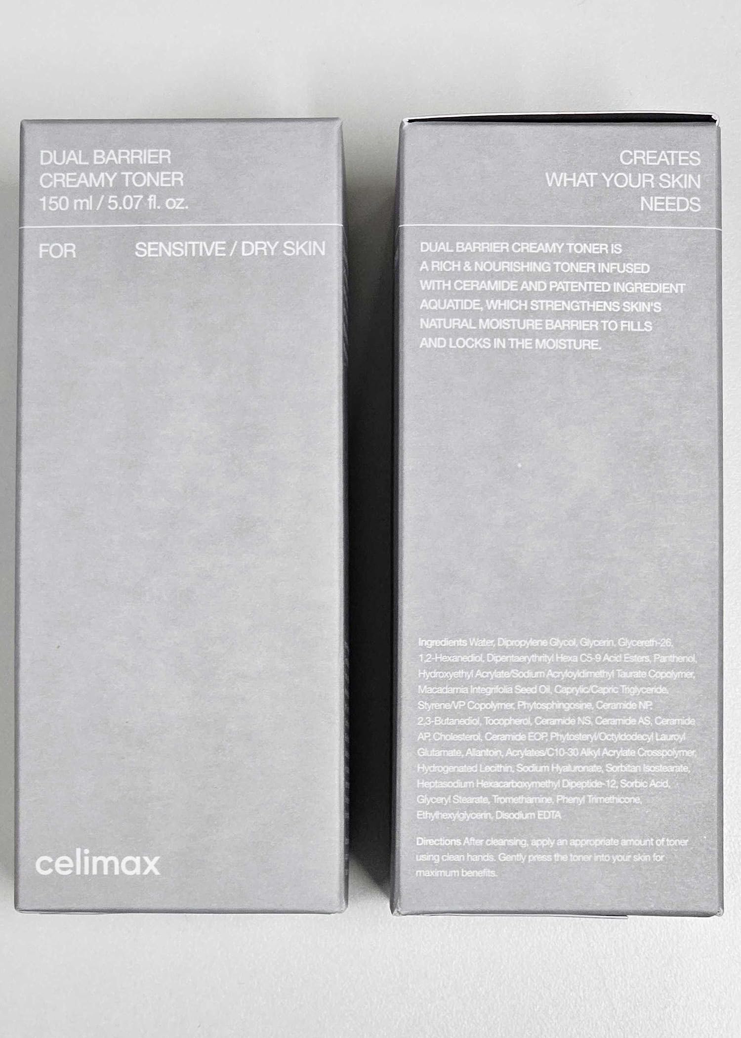 Celimax Toner de absorción rápida para uso diario sin grasa.