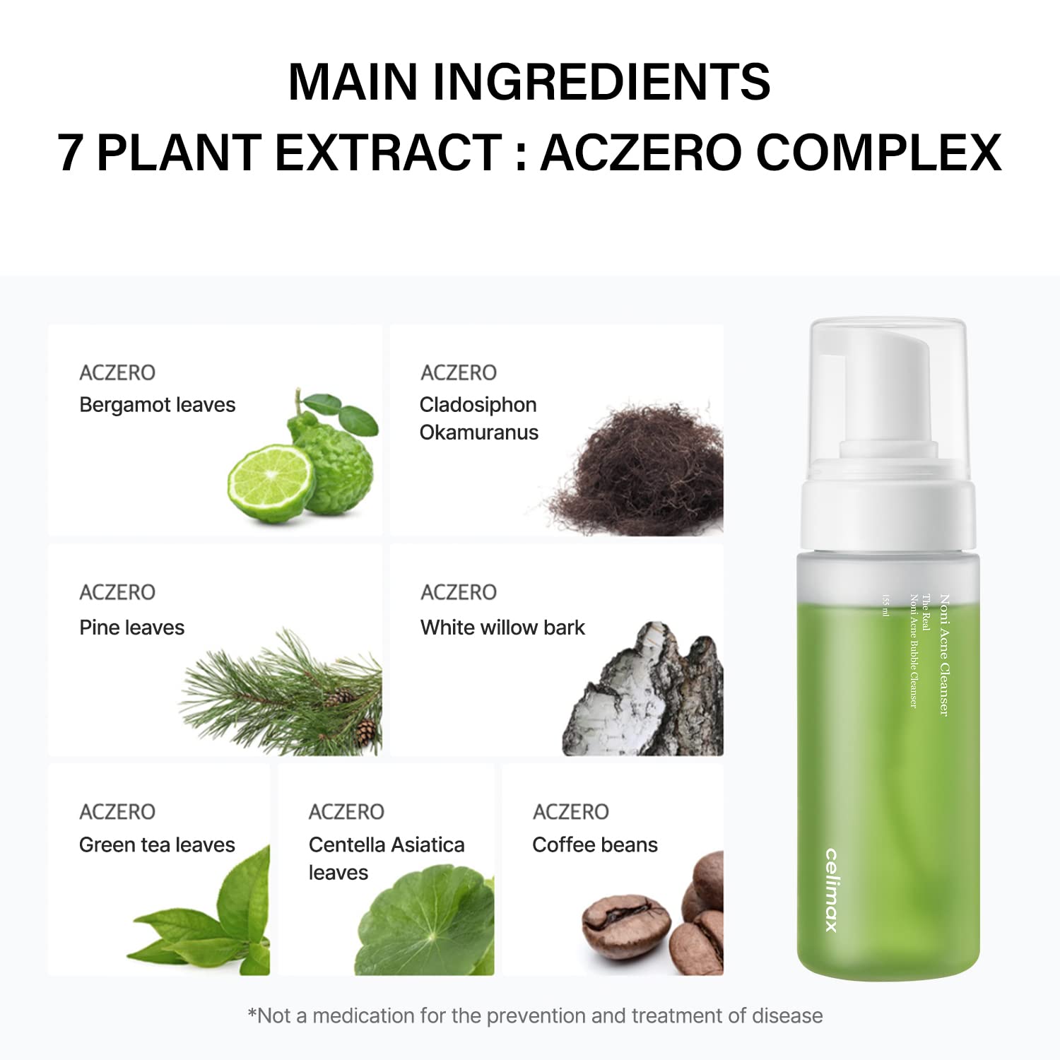 Aplicación en la palma con Celimax Noni Limpiador Facial Espumoso