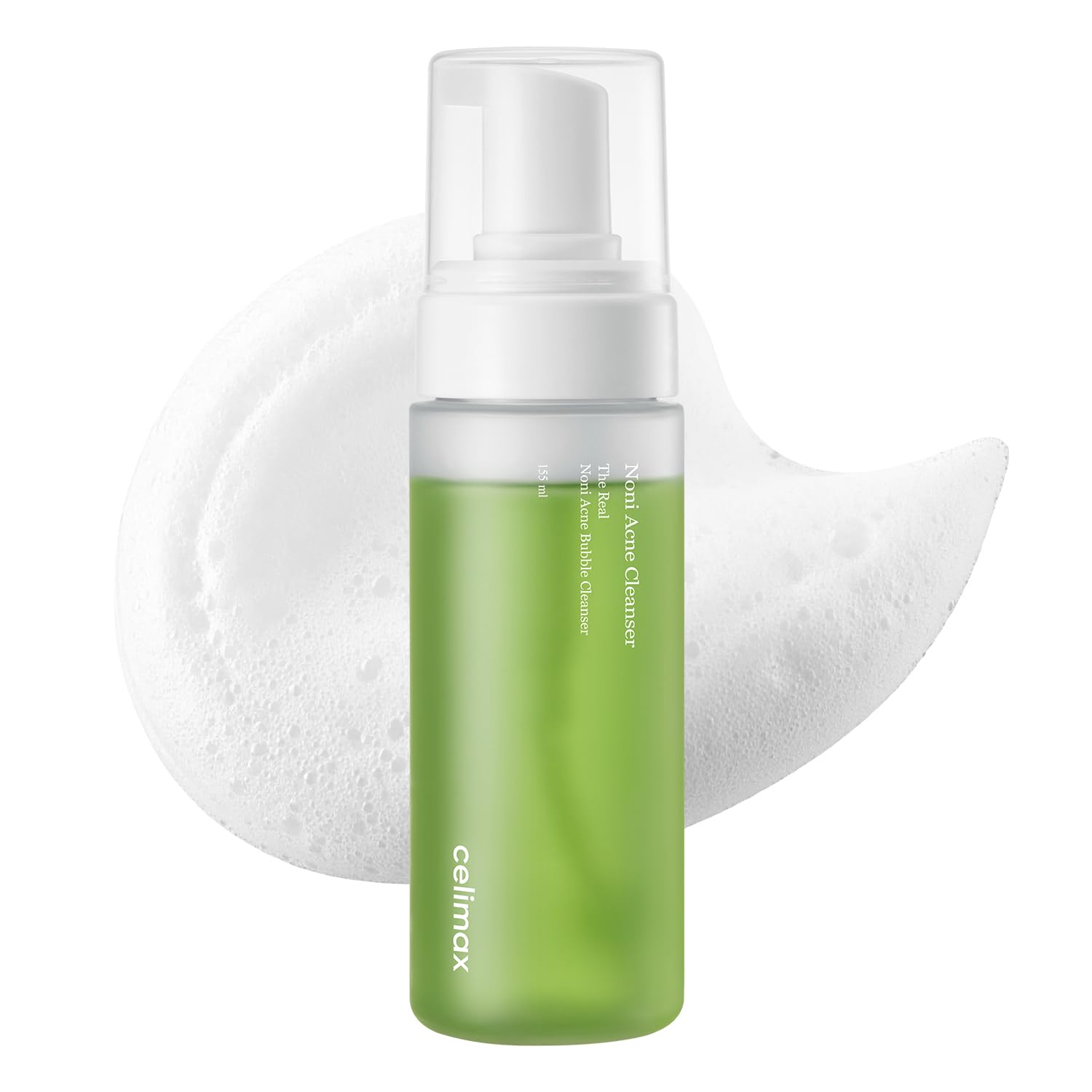 Celimax Noni Limpiador Facial Espumoso: botella de 155 ml para limpieza diaria suave