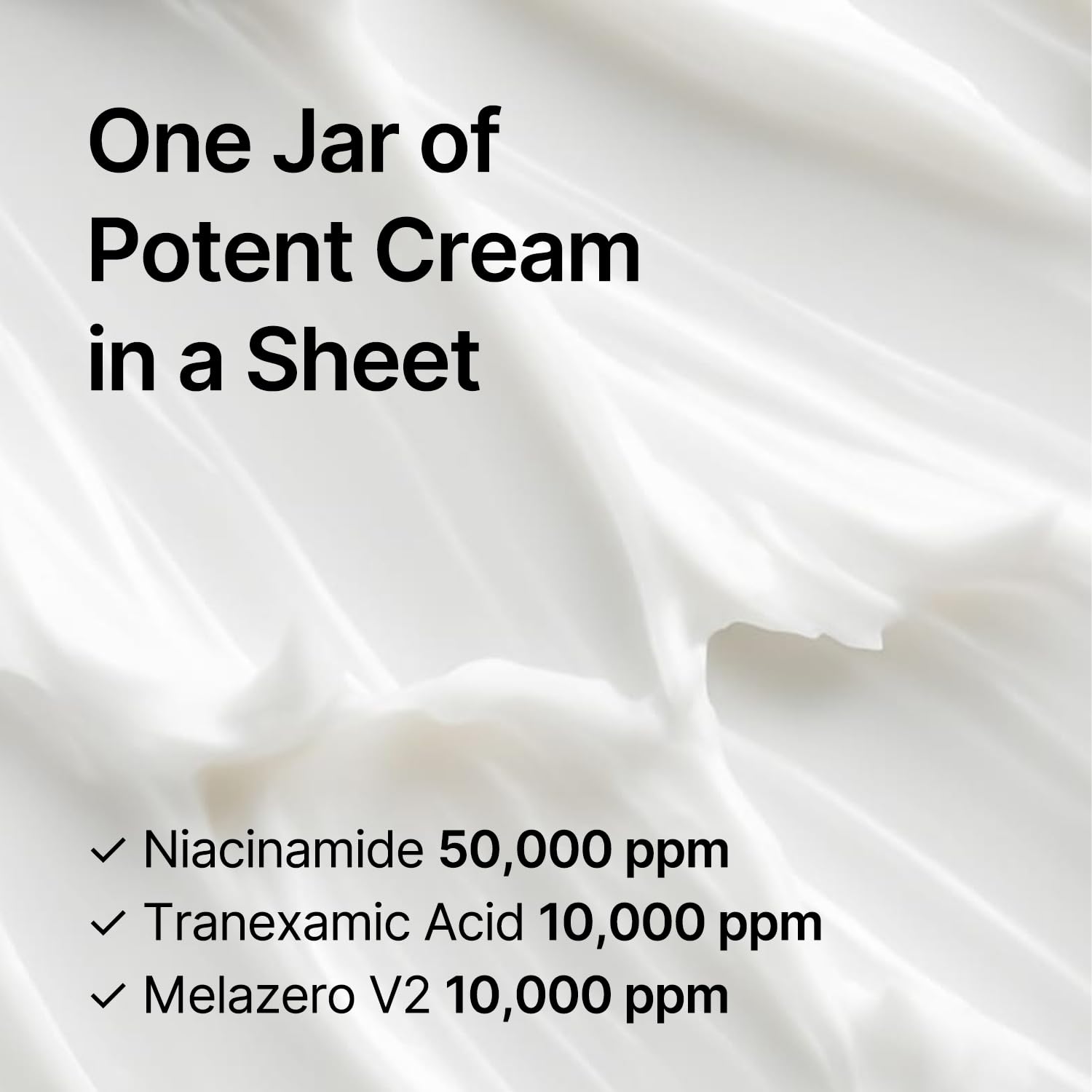 Celimax Pore+Dark Spot ingredients board highlights Niacinamide and Tranexamic Acid.