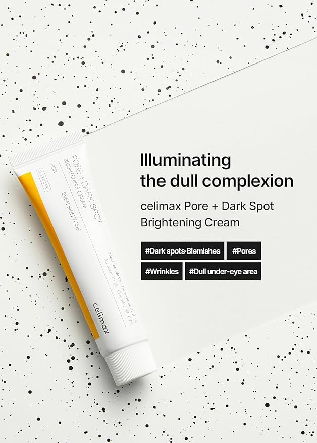 Celimax PorePlus crema con niacinamida y tranexámico para una piel más uniforme.