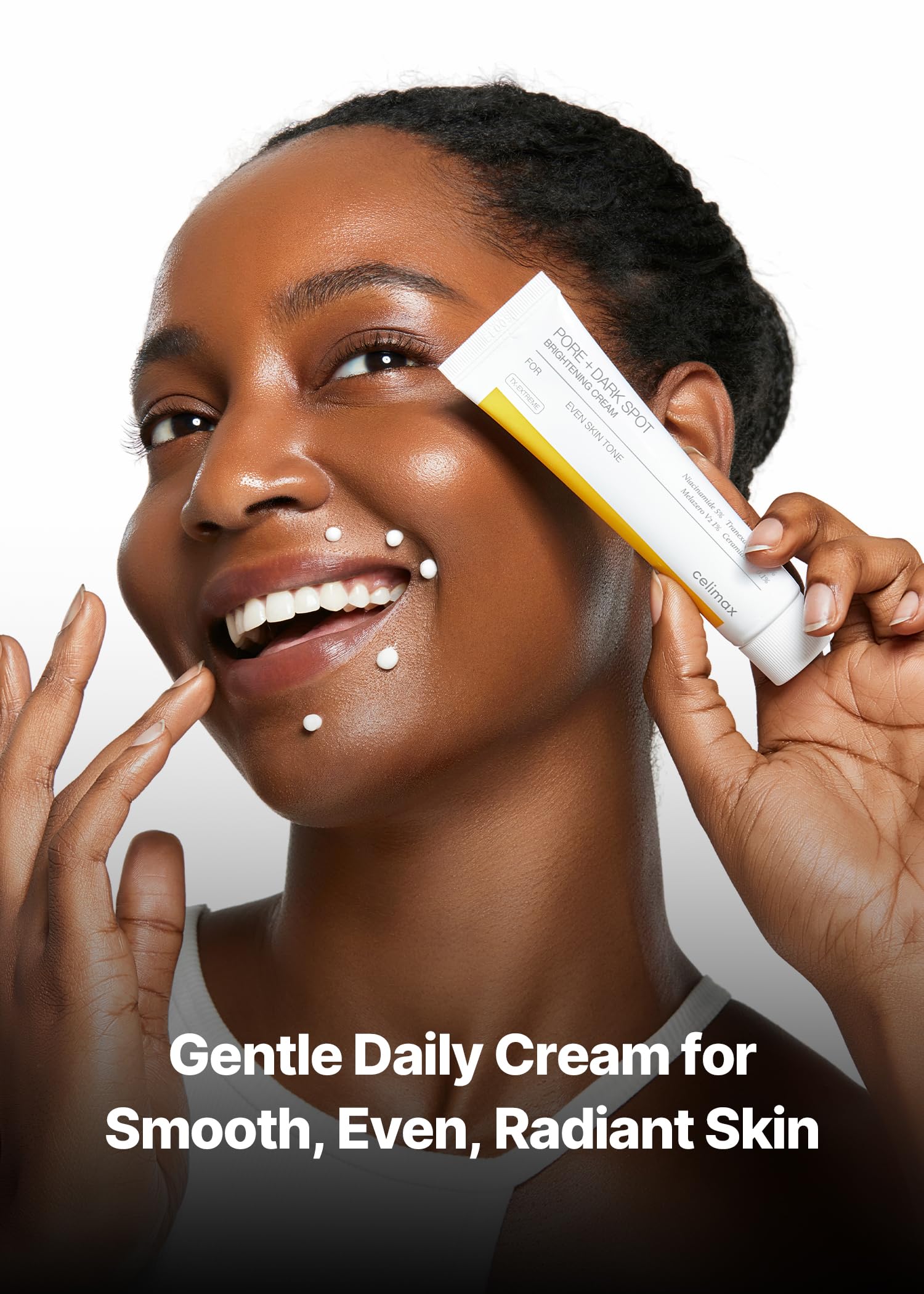 Celimax PorePlus textura suave para aplicación rápida antes del maquillaje.