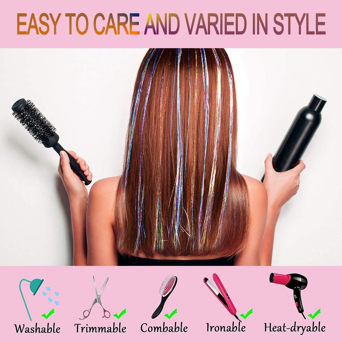 CelineBella 48-inch length allows easy adjustment or trimming to desired size