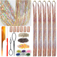 CelineBella Starlight Pink tinsel kit box view for quick party styling