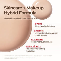 Prueba de cobertura 24h de Cell Fusion C Skin Blemish Balm en piel