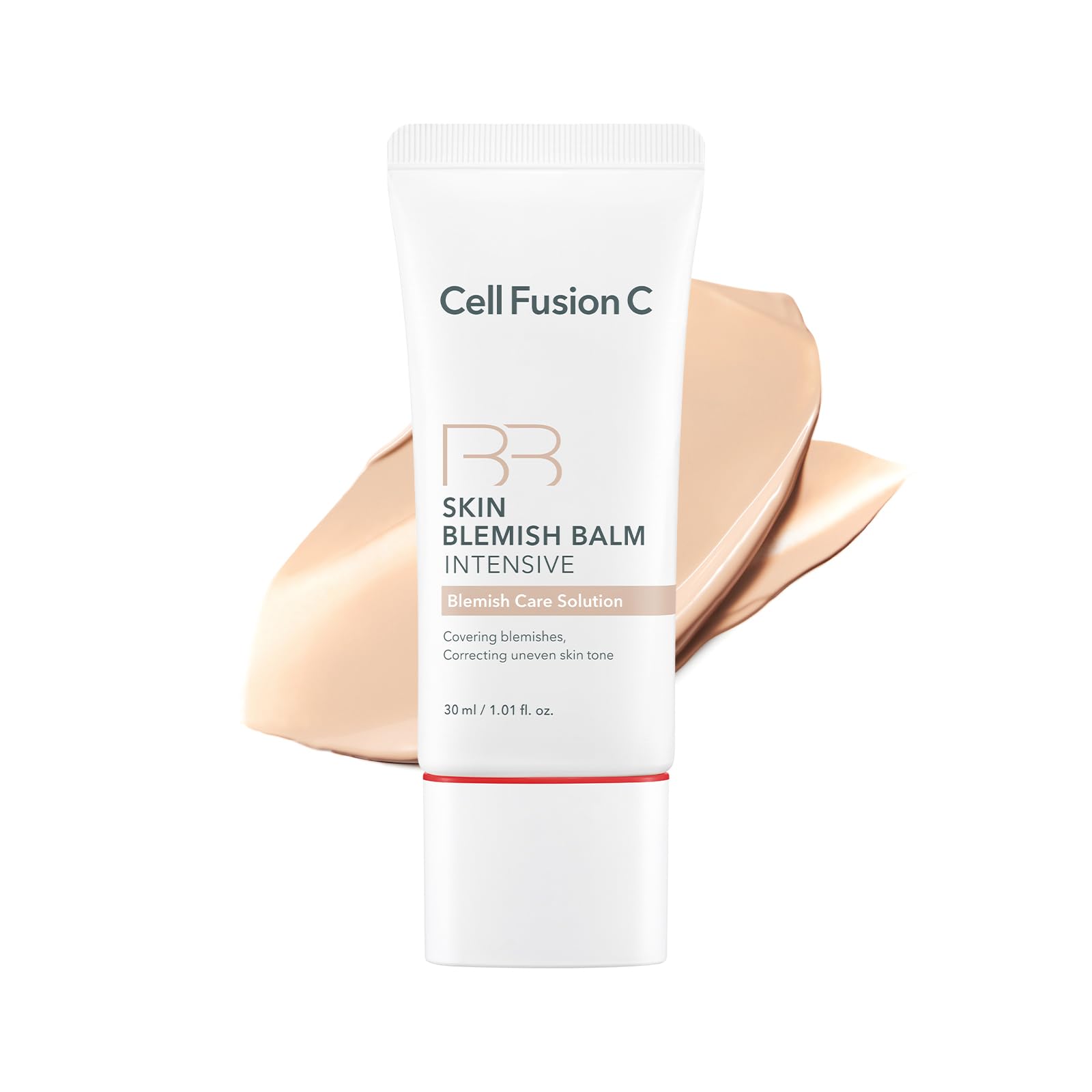 Cell Fusion C Skin Blemish Balm envase compacto para uso diario.