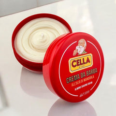 Cella Milano bowl lathering process shows traditional preparation for a consistent foam.