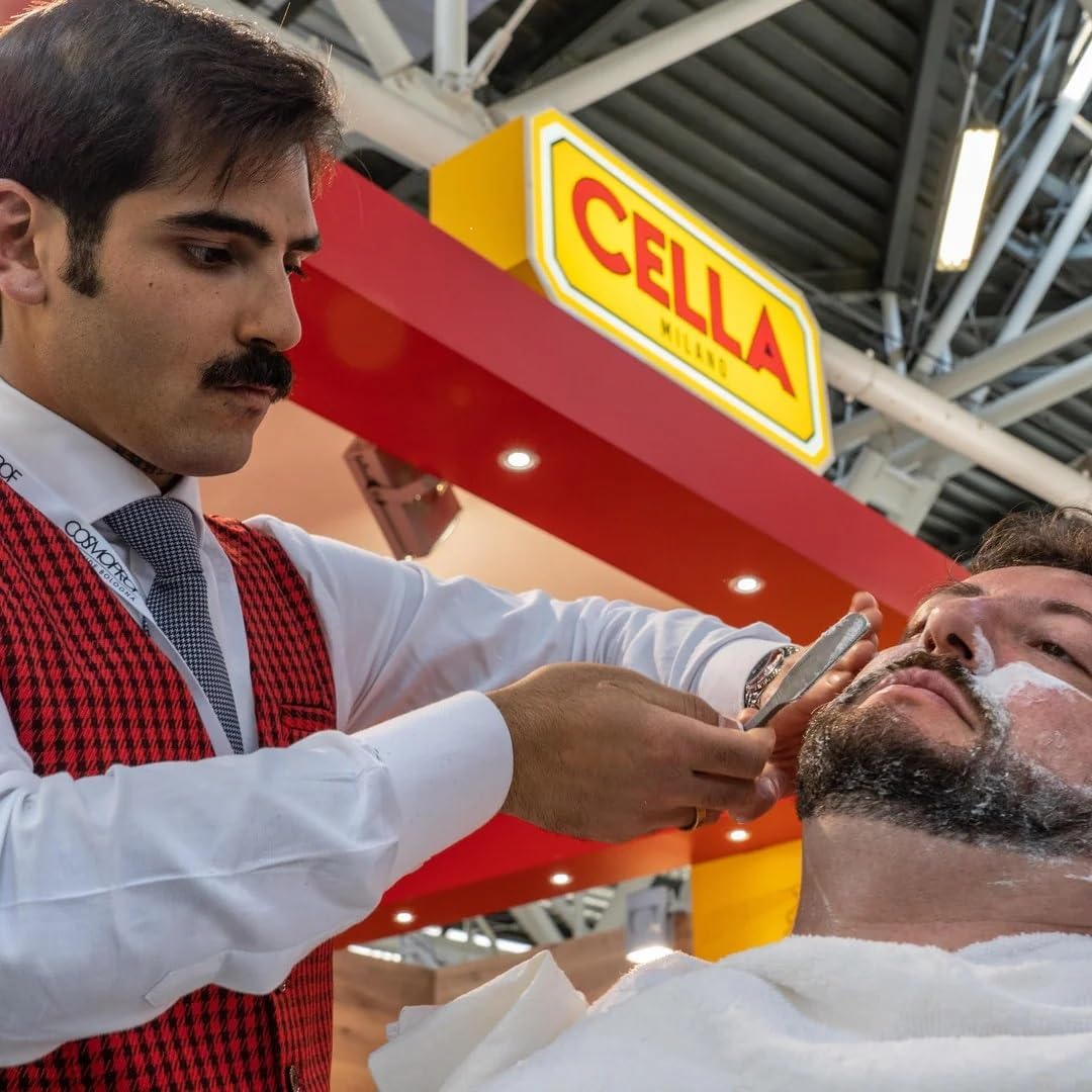 Cella Milano heritage celebrates 125 years of European barbering excellence.