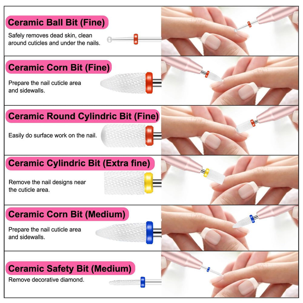 Cellentool ceramic bits array for gentle smoothing and finish