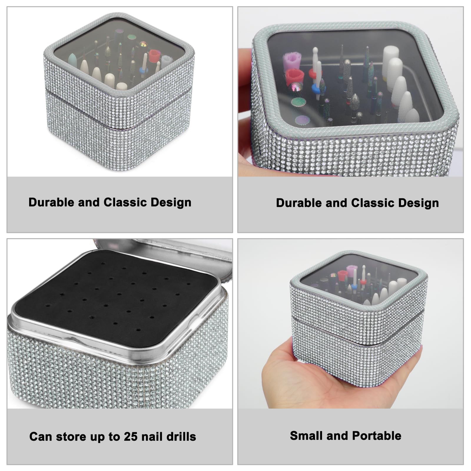 Cellentool storage box open with bits visible for easy kit access.