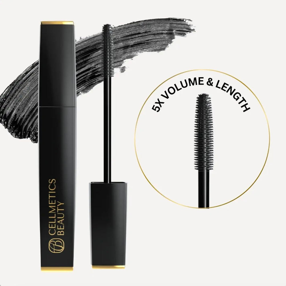 Cellmetics Mascara lash-growth ingredients nourish while defining lashes
