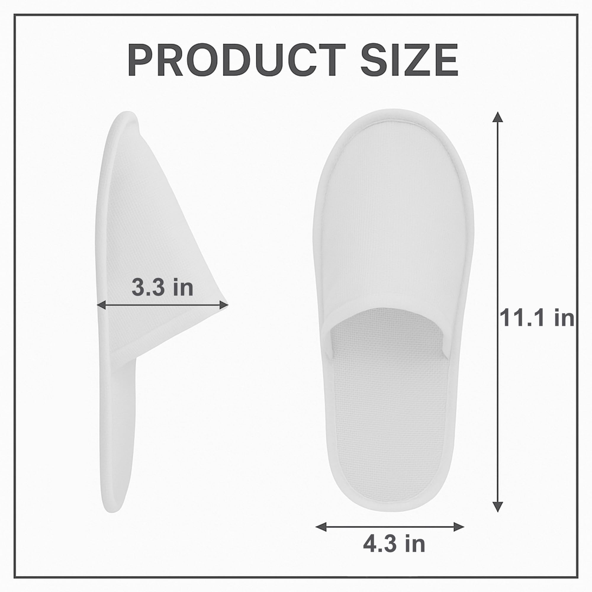 Individually wrapped Celmuron slippers ensuring hygienic guest distribution