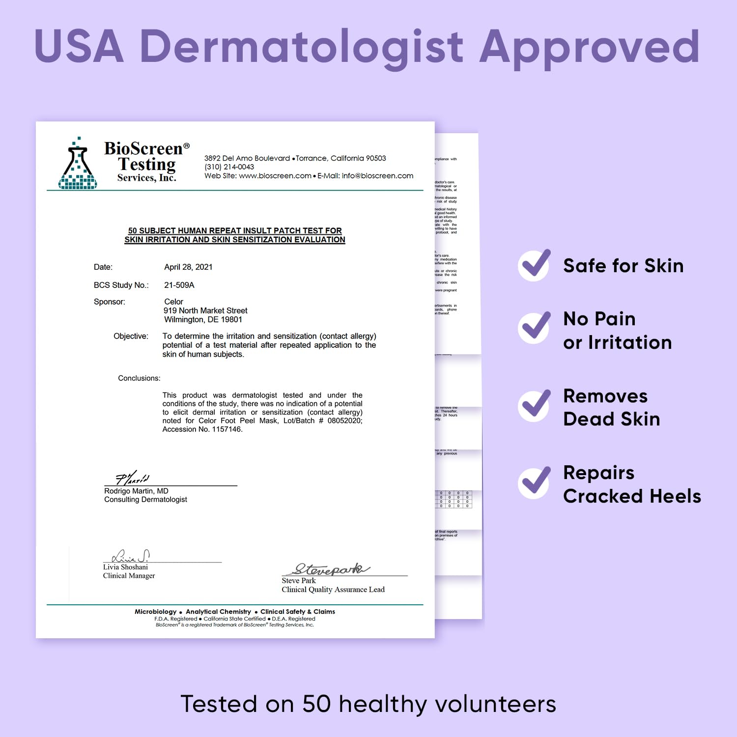 CÉLOR Foot Peel Mask, instrucciones simples para uso en casa.
