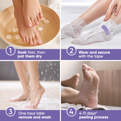 CÉLOR Foot Peel Mask, zapatillas de uso, spa de pies en casa.