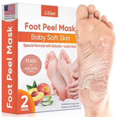 CÉLOR mascarilla exfoliante para pies para suavizar la piel tras el uso