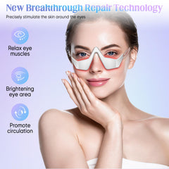 Celpack eye gel container used during treatment by the eye area