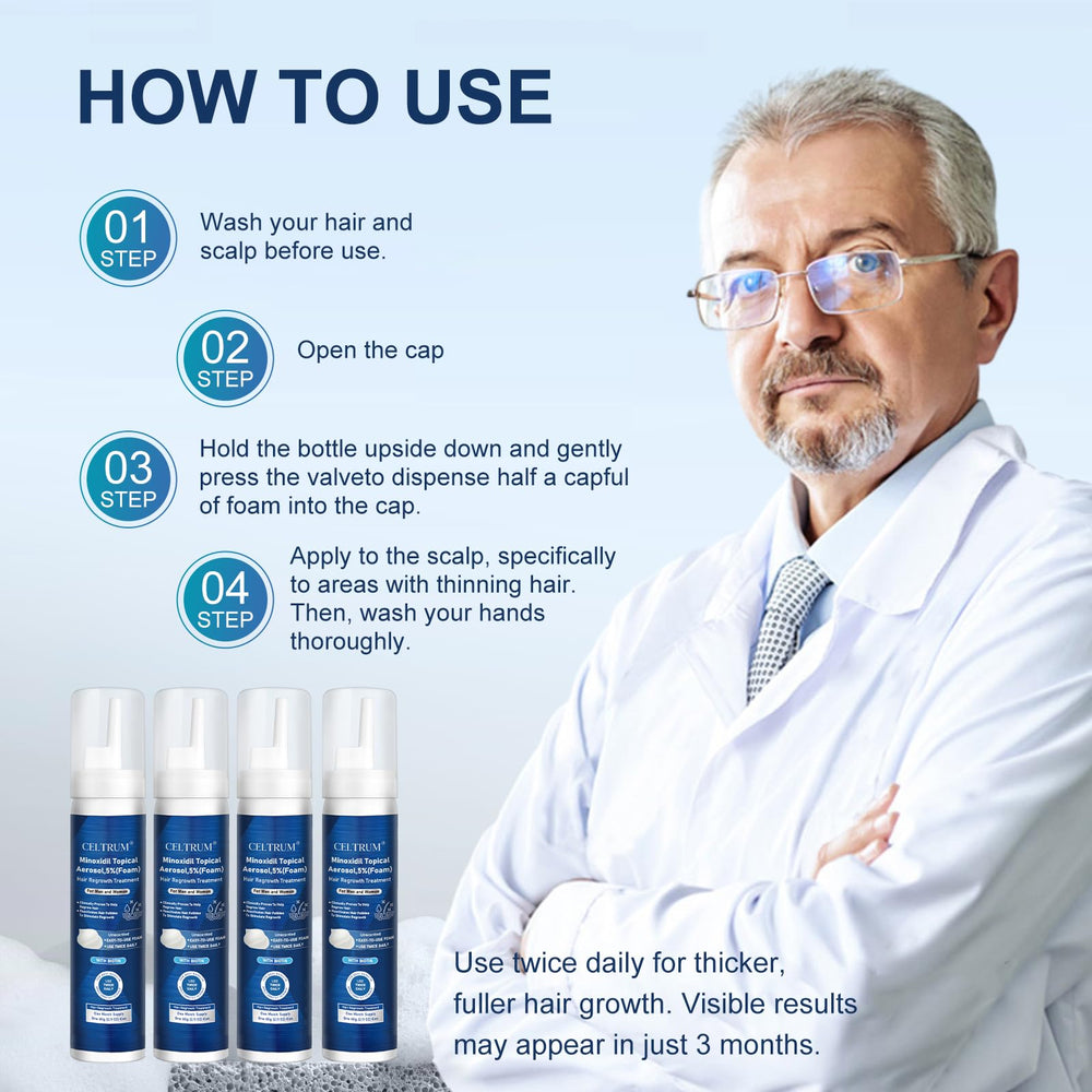 Fórmula sin olor de Celtrum Minoxidil 60 g para uso cómodo.