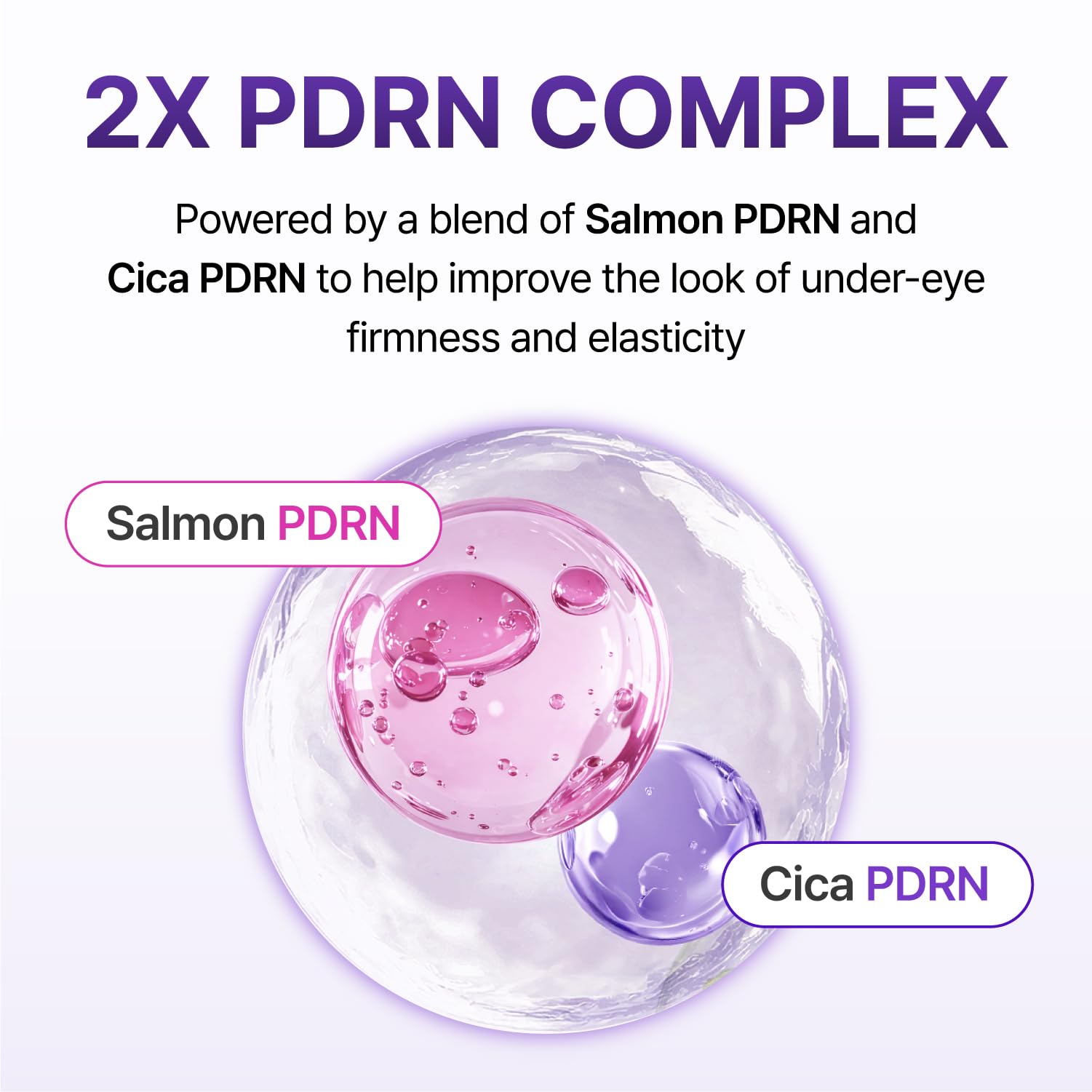 PDRN eye patch provides cooling sensation on the skin