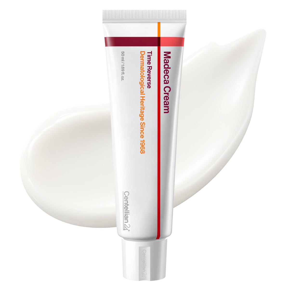 Centellian 24 Madeca Cream Time Reverse packaging, premium Korean skincare for anti-aging care.