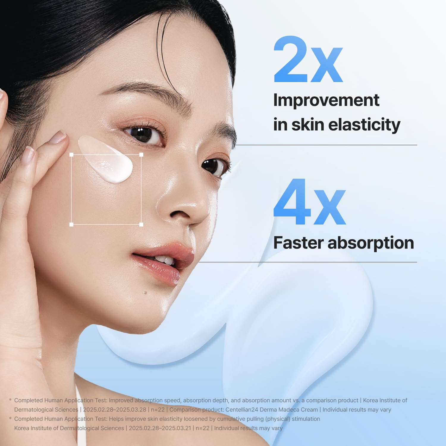 Blue Active TECA in Centellian 24 Madeca Cream Time Reverse Zero for firmness.