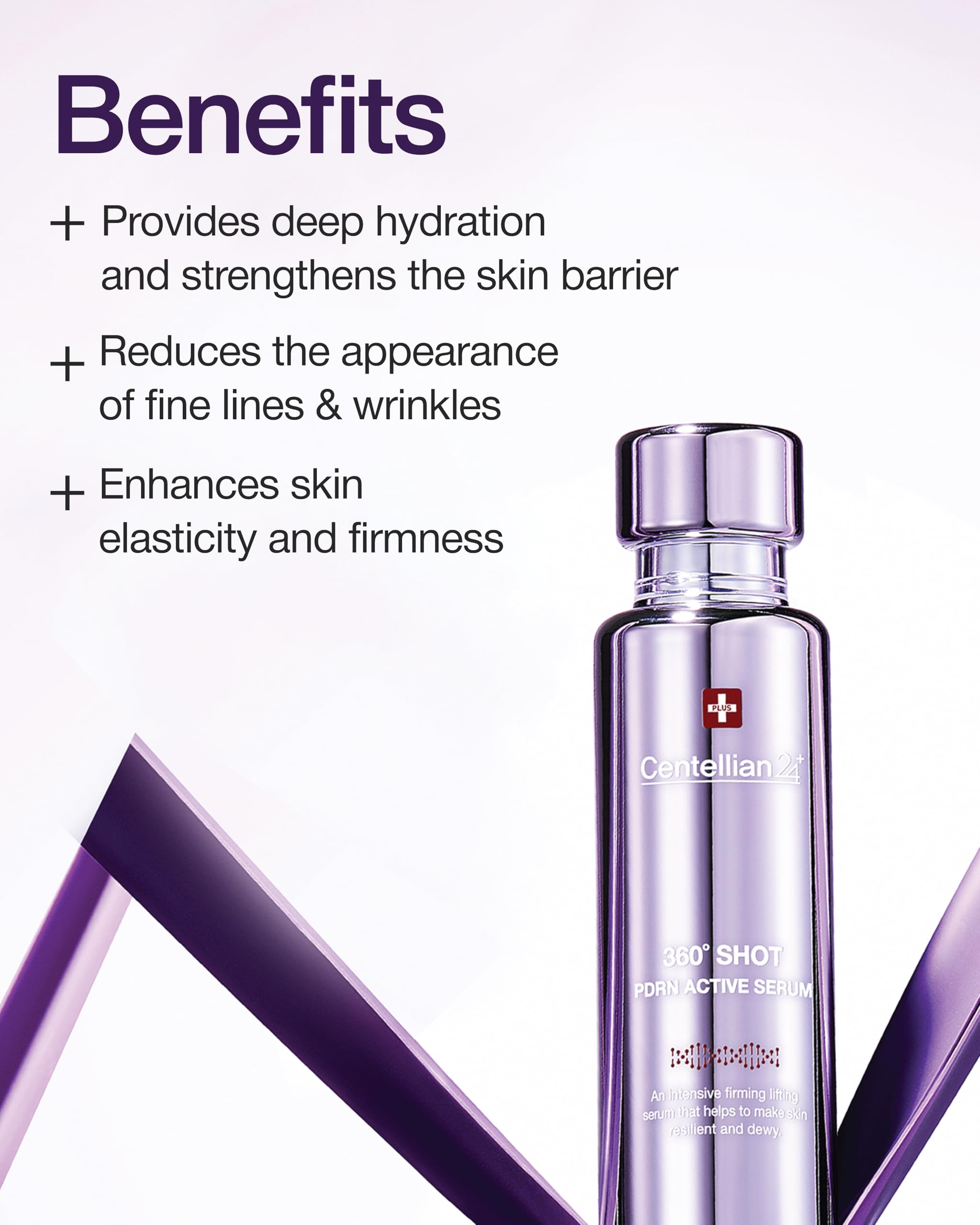 CENTELLIAN24 360º Shot serum hydration texture close-up demonstrates deep moisture without heaviness.