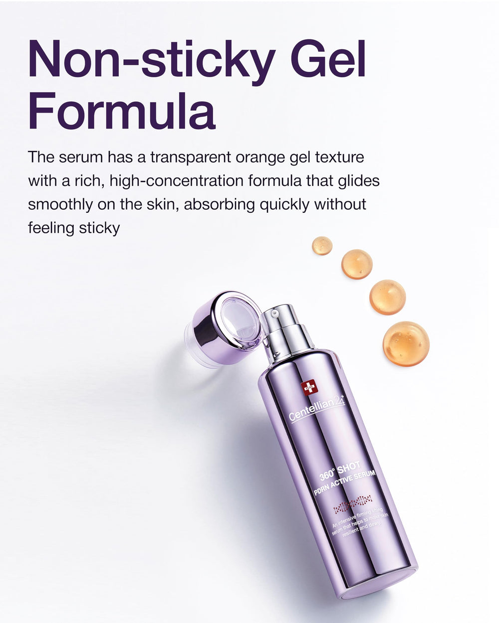 CENTELLIAN24 360º Shot micro-liposome technology suggests deeper delivery of actives.