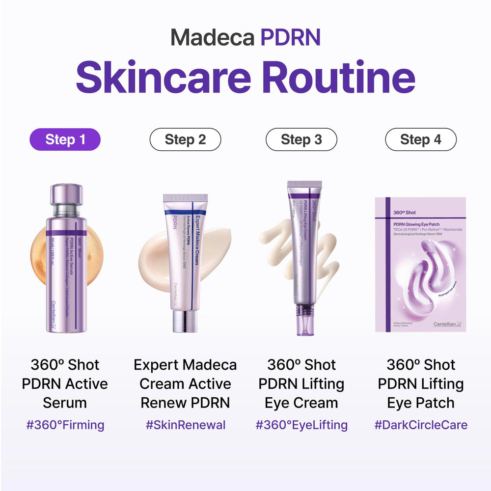 CENTELLIAN24 360º Shot serum texture conveys long-lasting hydration with a light feel.