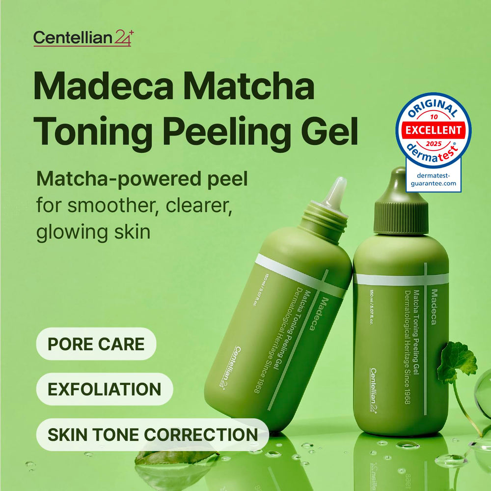 Centellian24 Madeca Matcha Gel charcoal capsule close-up for impurity absorption