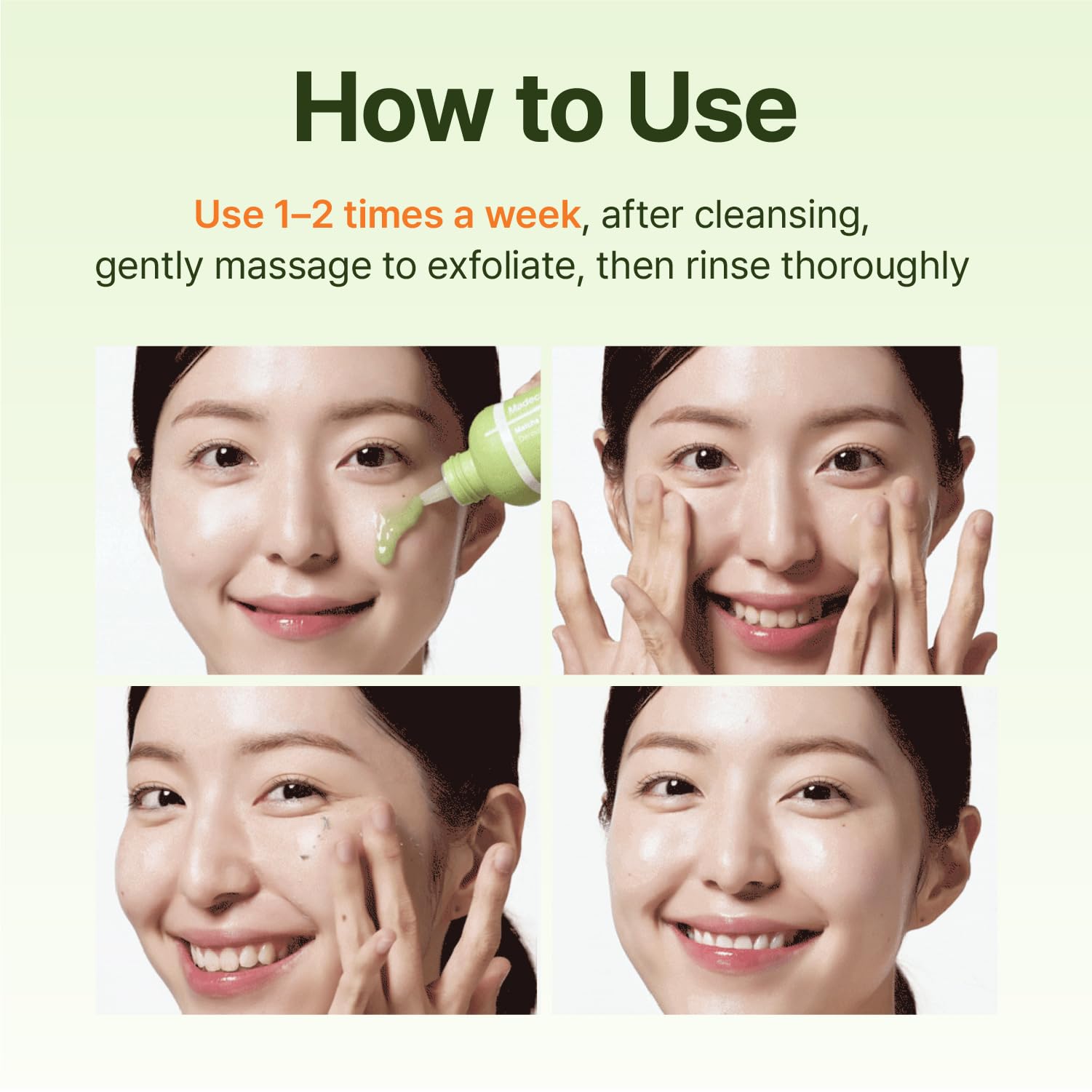 Centellian24 Madeca Matcha Gel in routine for smoother texture