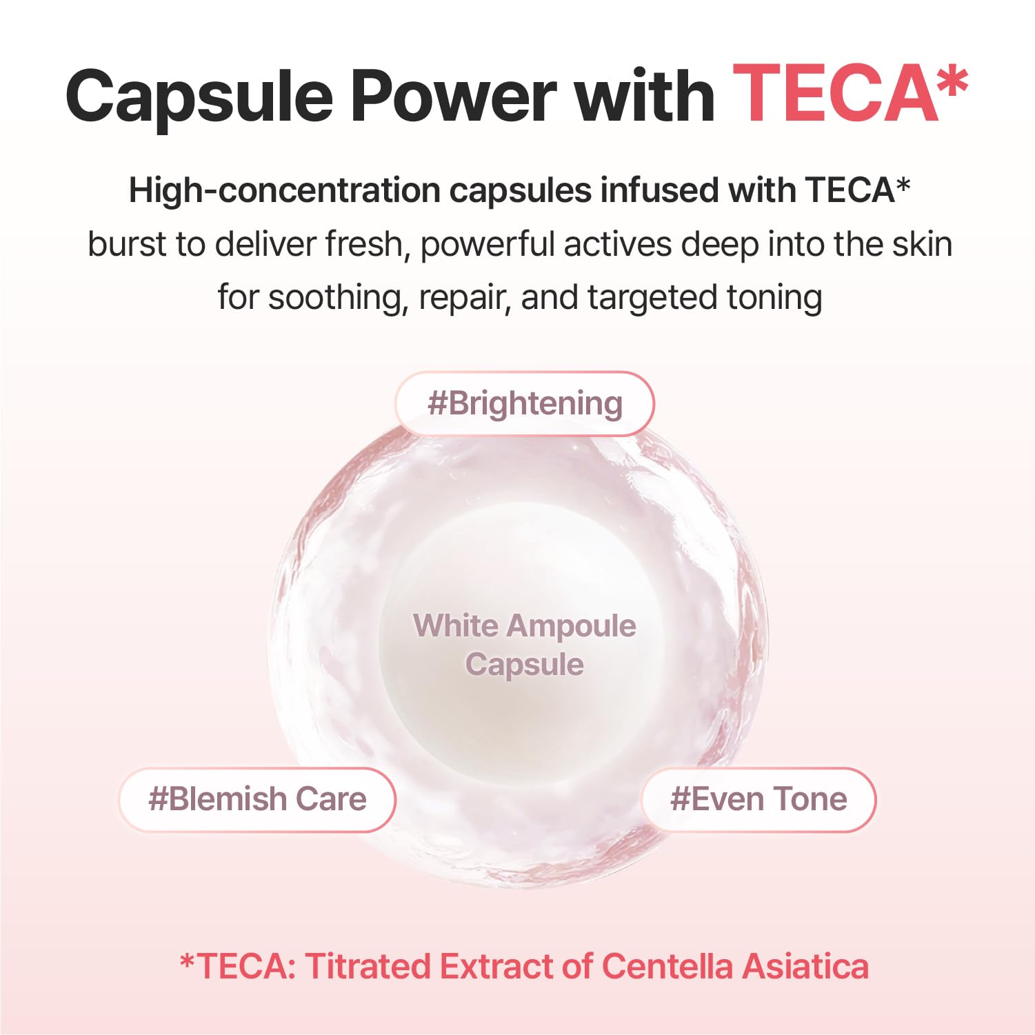 Centellian 24 Madeca Mela Capture Niacinamide and Centella brighten skin.