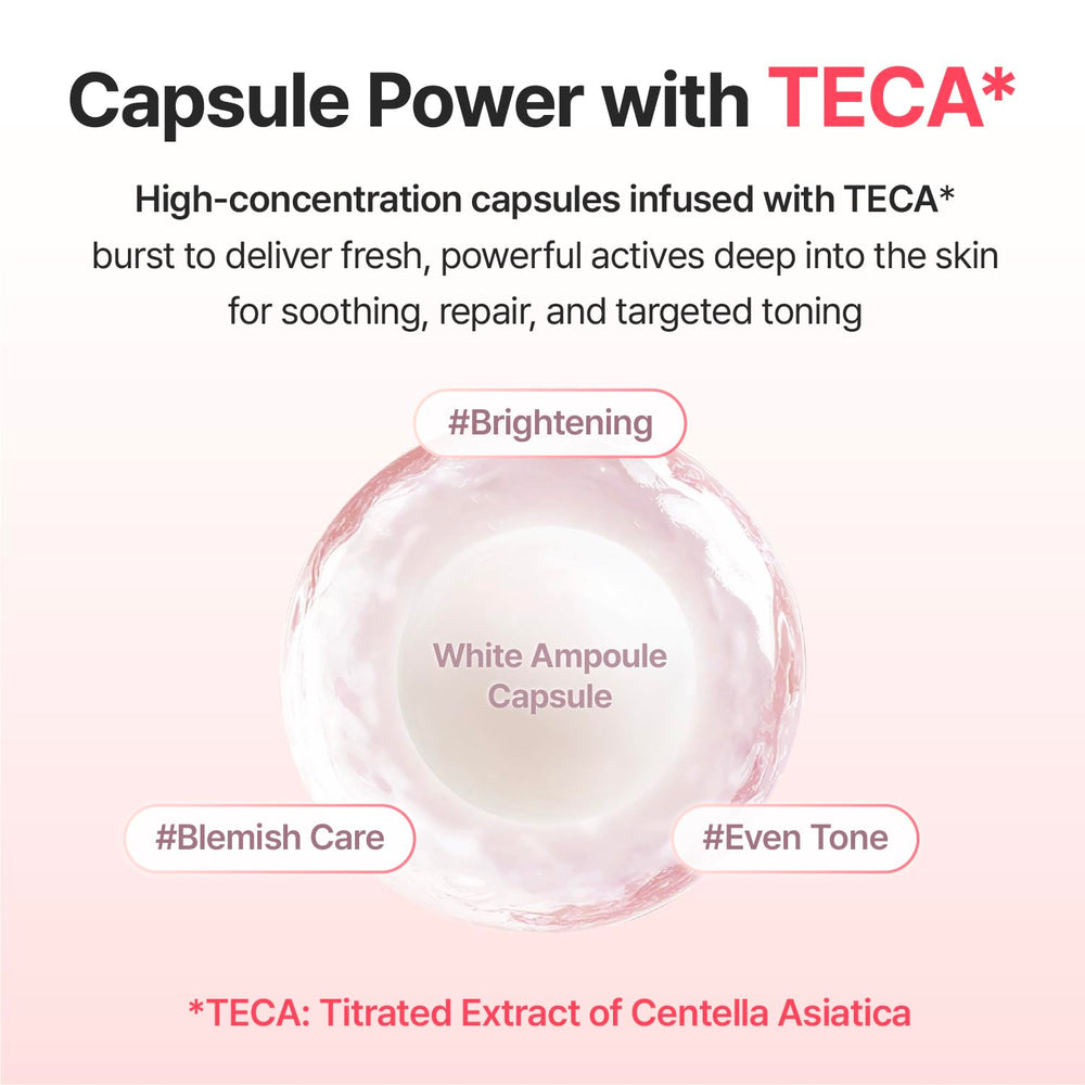 Centellian 24 Madeca Mela Capture Niacinamide and Centella brighten skin.