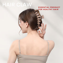 CENTSTAR claw clip features strong spring grip for active wear