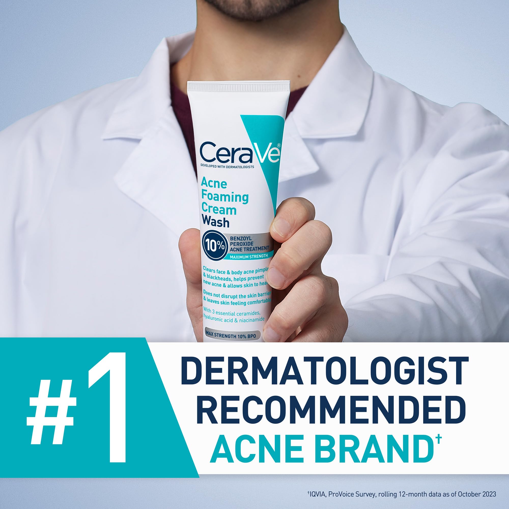 CeraVe aclarar imperfecciones, piel más clara tras uso continuo.