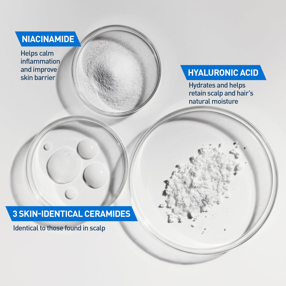 CeraVe Acondicionador desarrollado por dermatólogos; cuidado delicado para cuero cabelludo sensible.