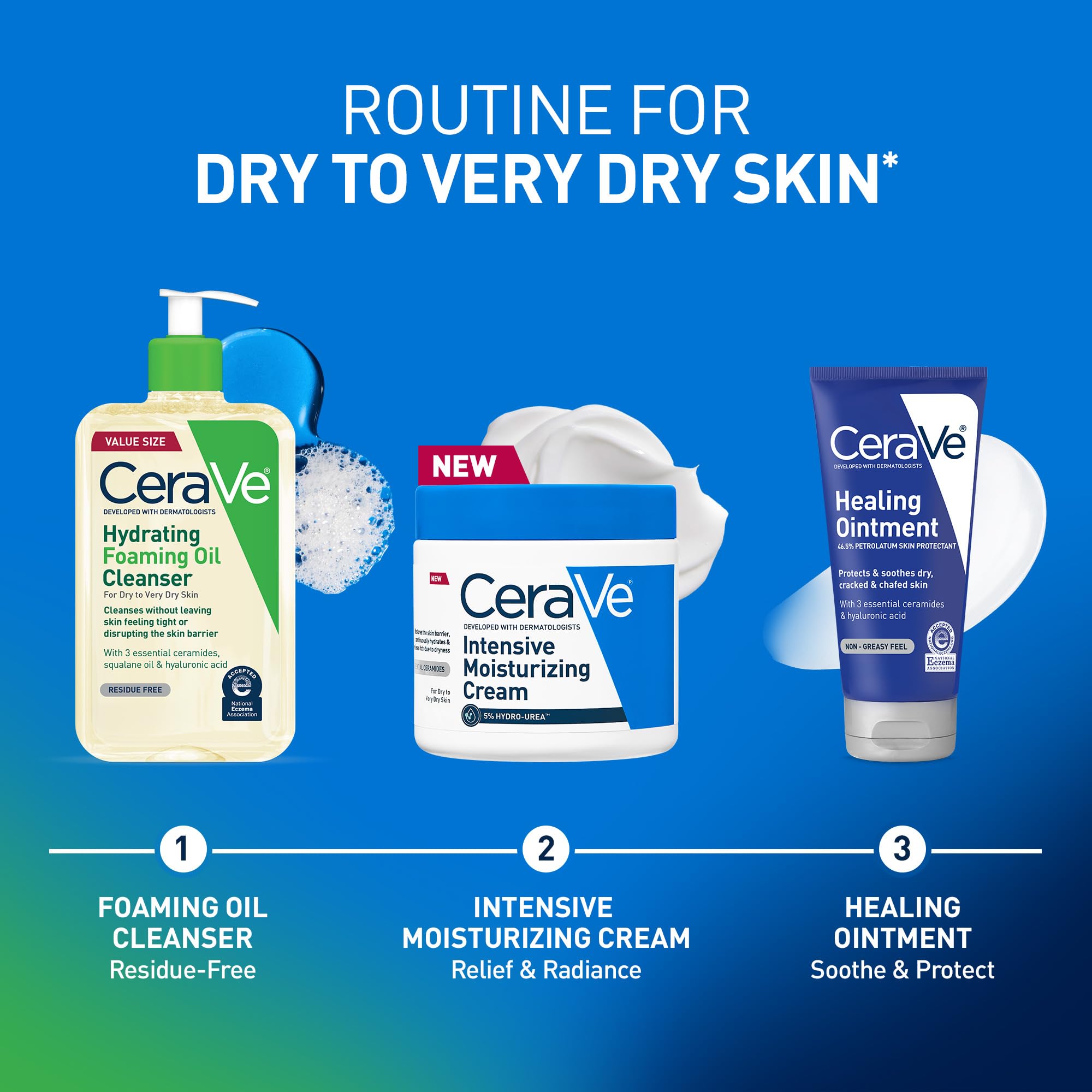 CeraVe Intensive Moisturizing Cream suitable for all skin types and tones