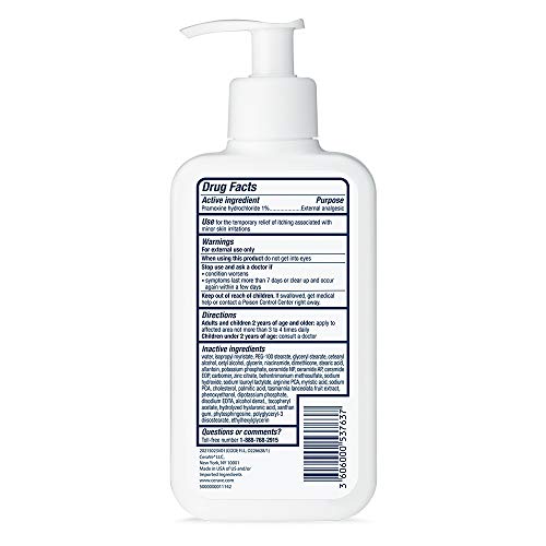 CeraVe Anti Itch Lotion fragrance-free formula for sensitive skin