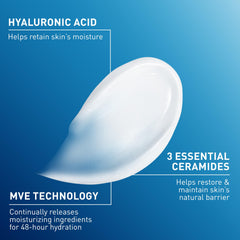 Aplicación diaria de CeraVe en rostro y cuerpo para hidratación constante.