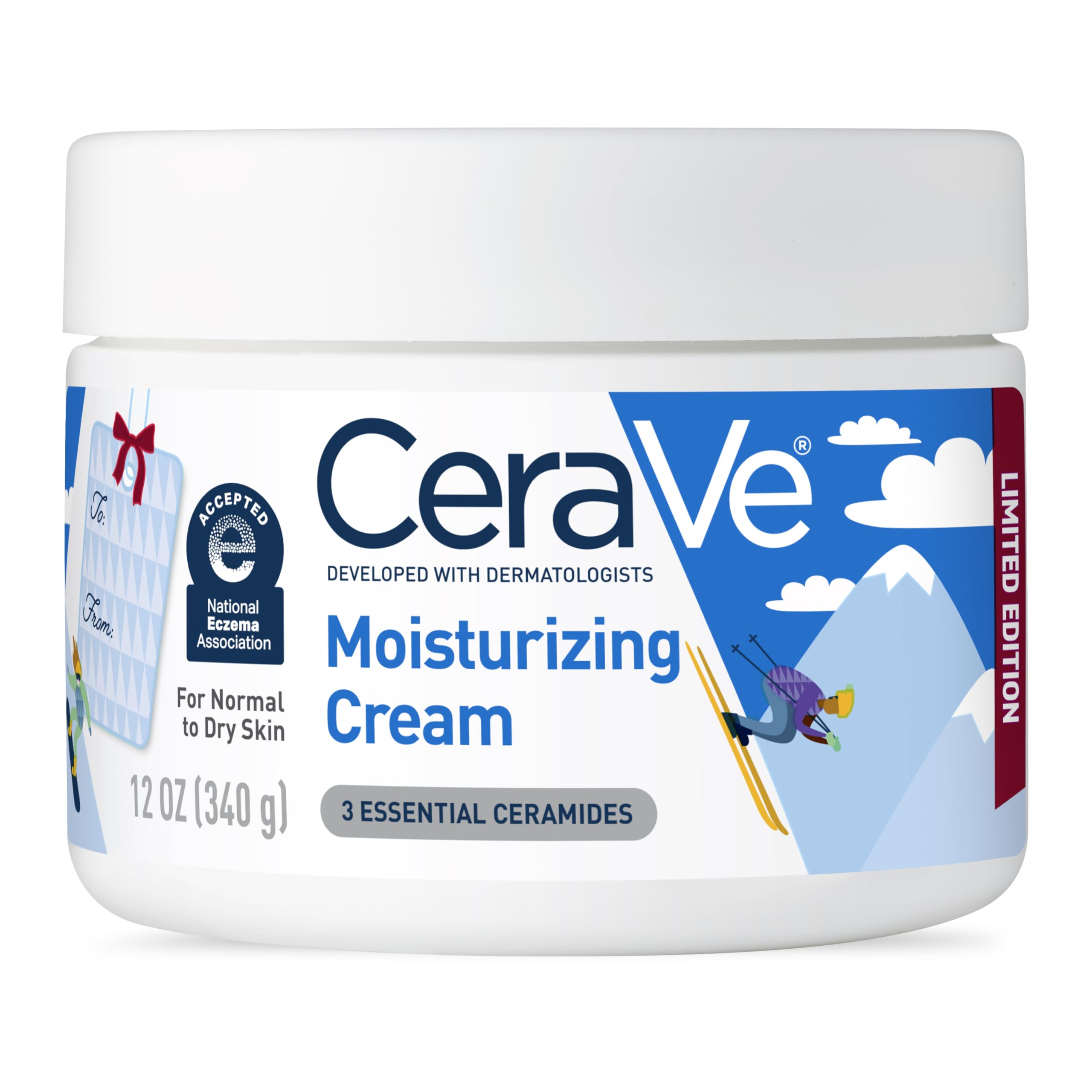 Cerave Après Ski crema hidratante para rostro y cuerpo, hidratación suave para piel seca.