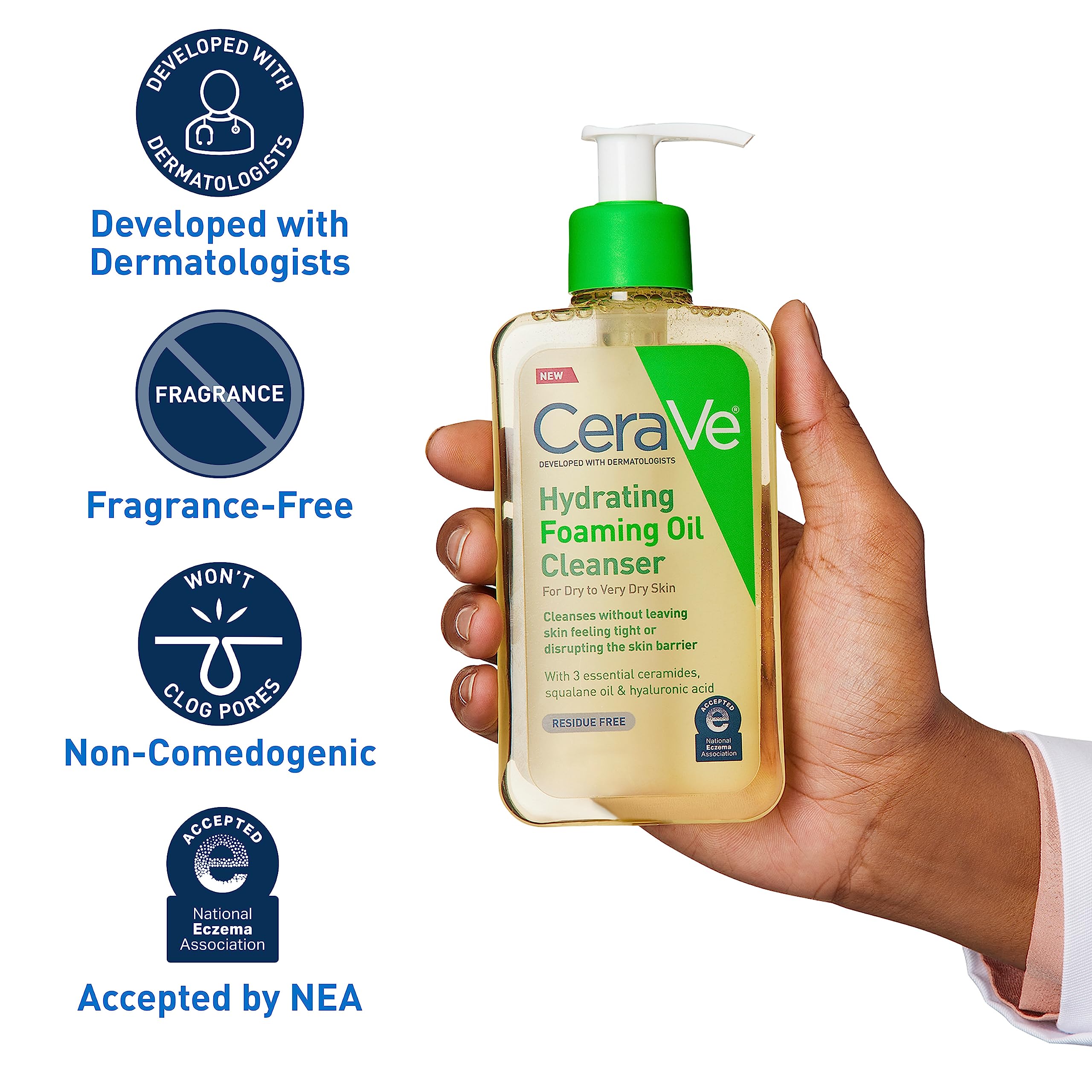 Cerave apto para piel sensible en niños a partir de 3 meses.