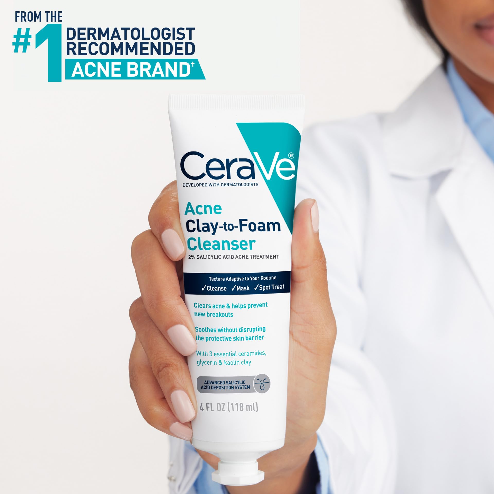 CeraVe ceramidas y glicerina: protección de la barrera y hidratación de 24 horas.
