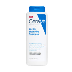 Cerave champú hidratante suave en botella para cabello sensible