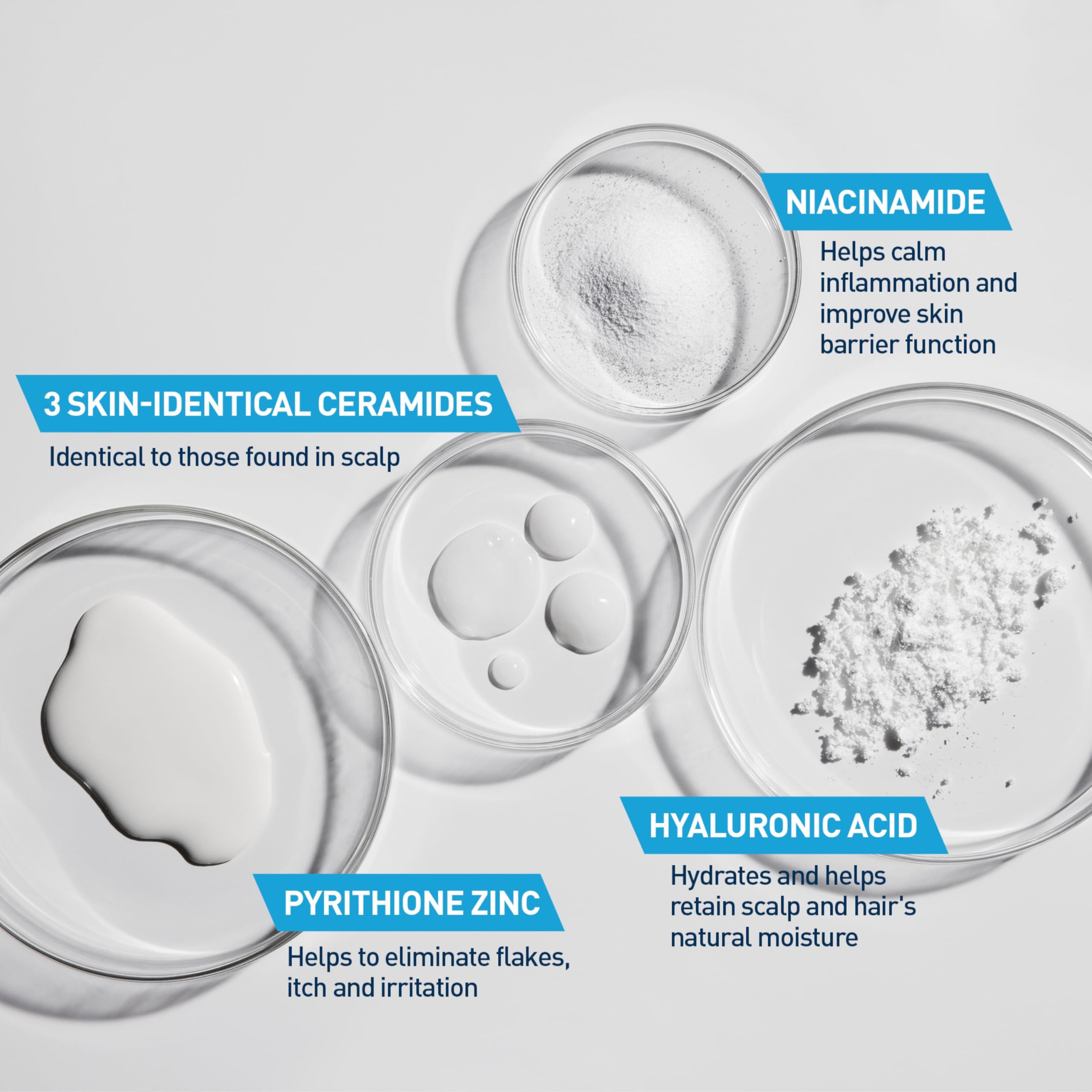 Rinsing conditioner from hair demonstrates a gentle cleansing experience.