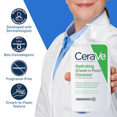 CeraVe hialuronico hidratacion-superficie, mantiene humedad en la capa superior de la piel.