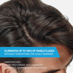 CeraVe Hydrating Anti Dandruff Shampoo rich lather for refreshed scalp