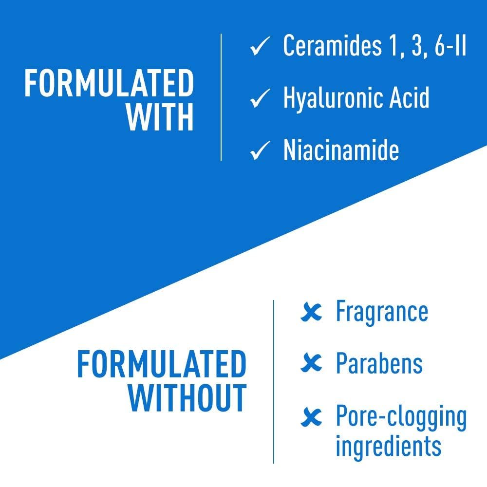 CeraVe Hydrating Cleanser Bar combined with hyaluronic acid for lasting moisture