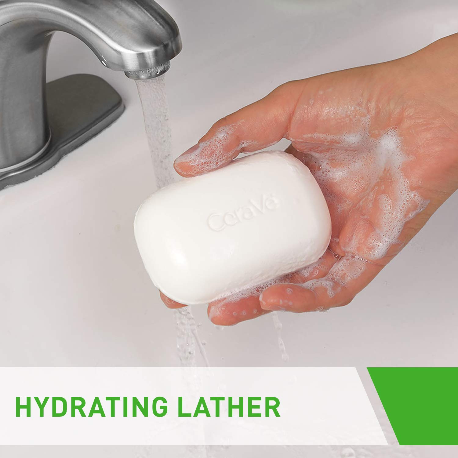 CeraVe Hydrating Cleanser Bar ingredients: ceramides and hyaluronic acid