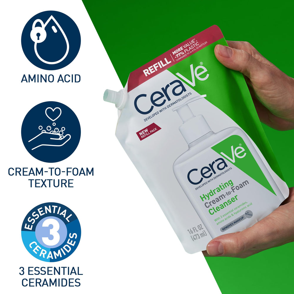 CeraVe crema-espuma hidratante: ceramidas clave para apoyar la barrera natural