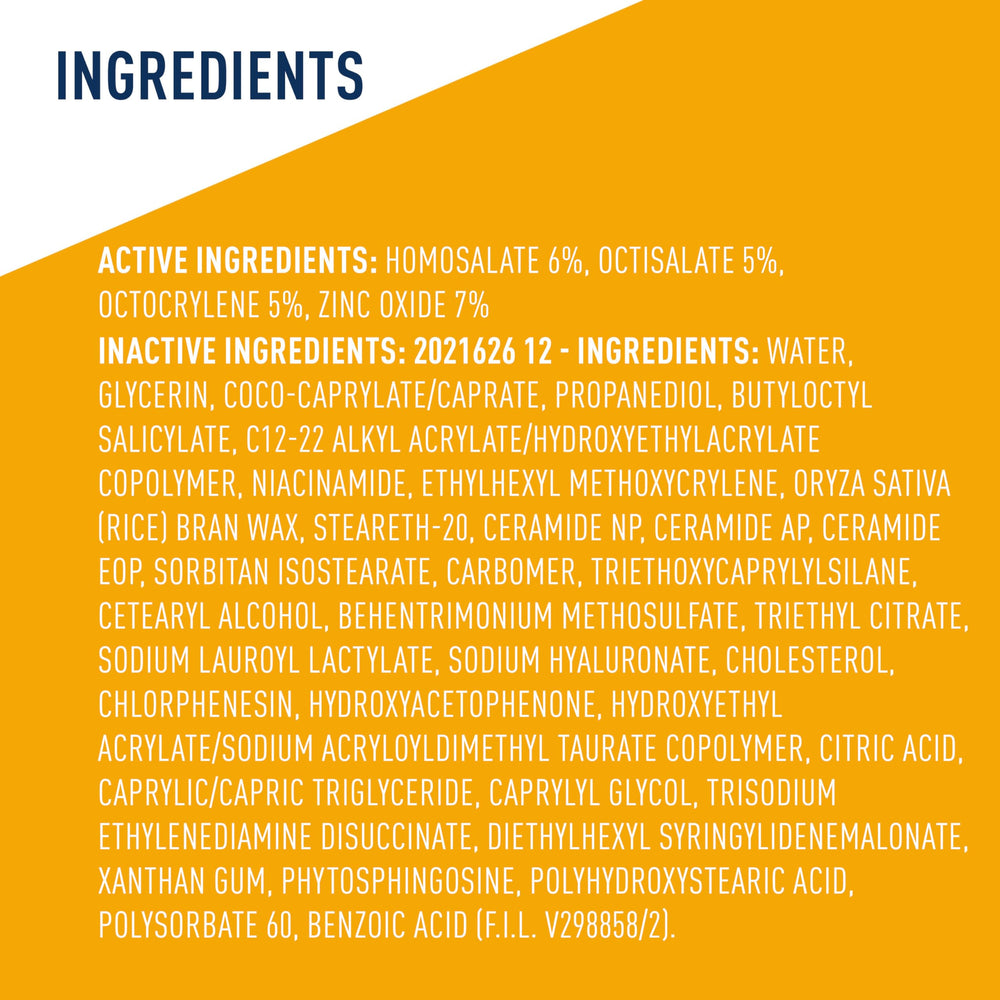 CeraVe Hydrating Sheer Sunscreen on face as makeup base for smooth primed skin.